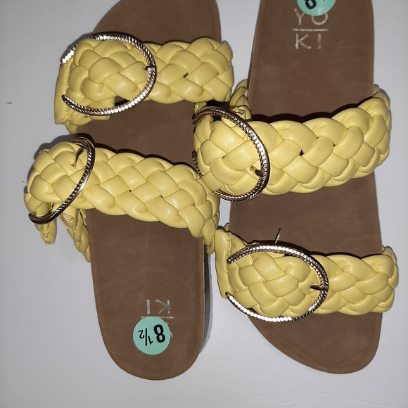Braided Leather and Suede Sandal - Picture 4 of 5